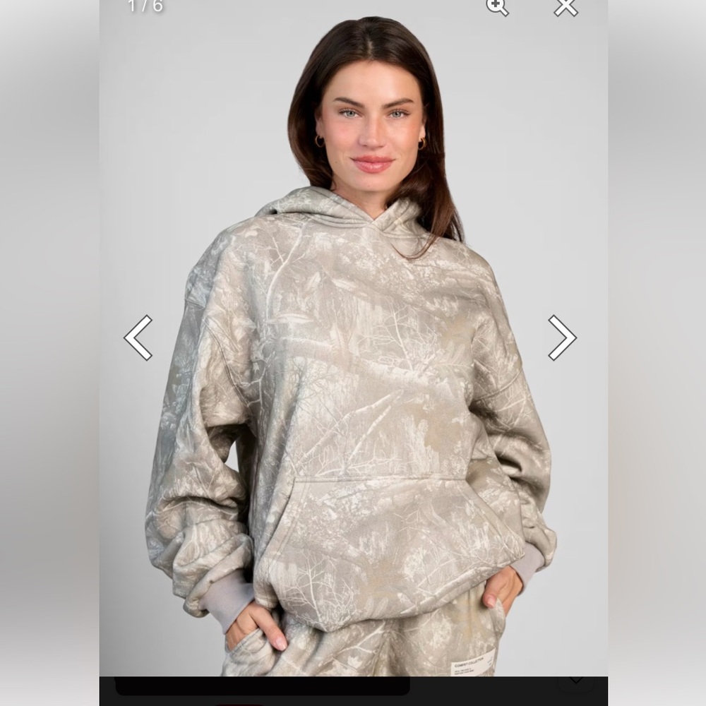 COMFRT Camo Woodland Large Hoodie Unisex SZ M NWT SOLD OUT ON COMFRT WEBSITE